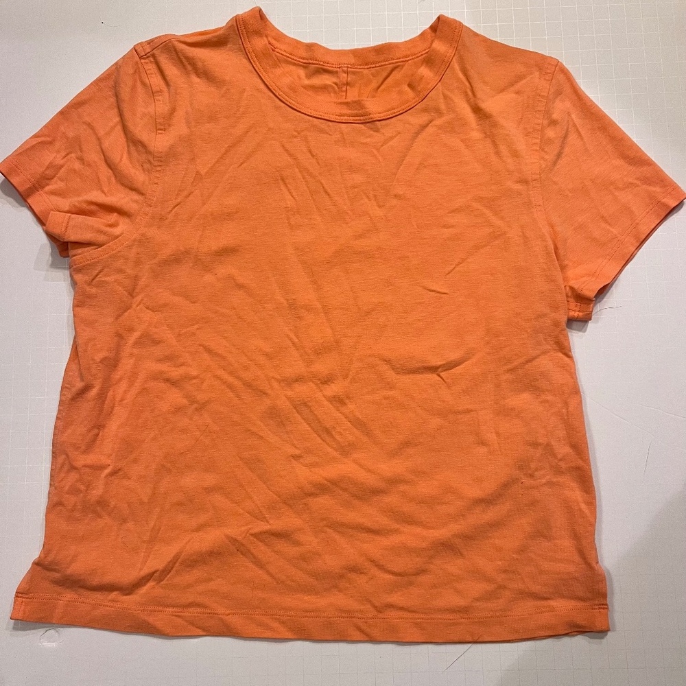 Lululemon Classic-Fit Cotton-Blend T-Shirt - Sunny Coral